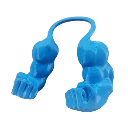 Creative 3D Printed Neck Arm Cat Muscle Arm with Muscle for Halloween Birthday Party Supplies Pet Cosplay Costume Accessories